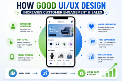 How Good UI/UX Design Increases Customer Engagement & Sales